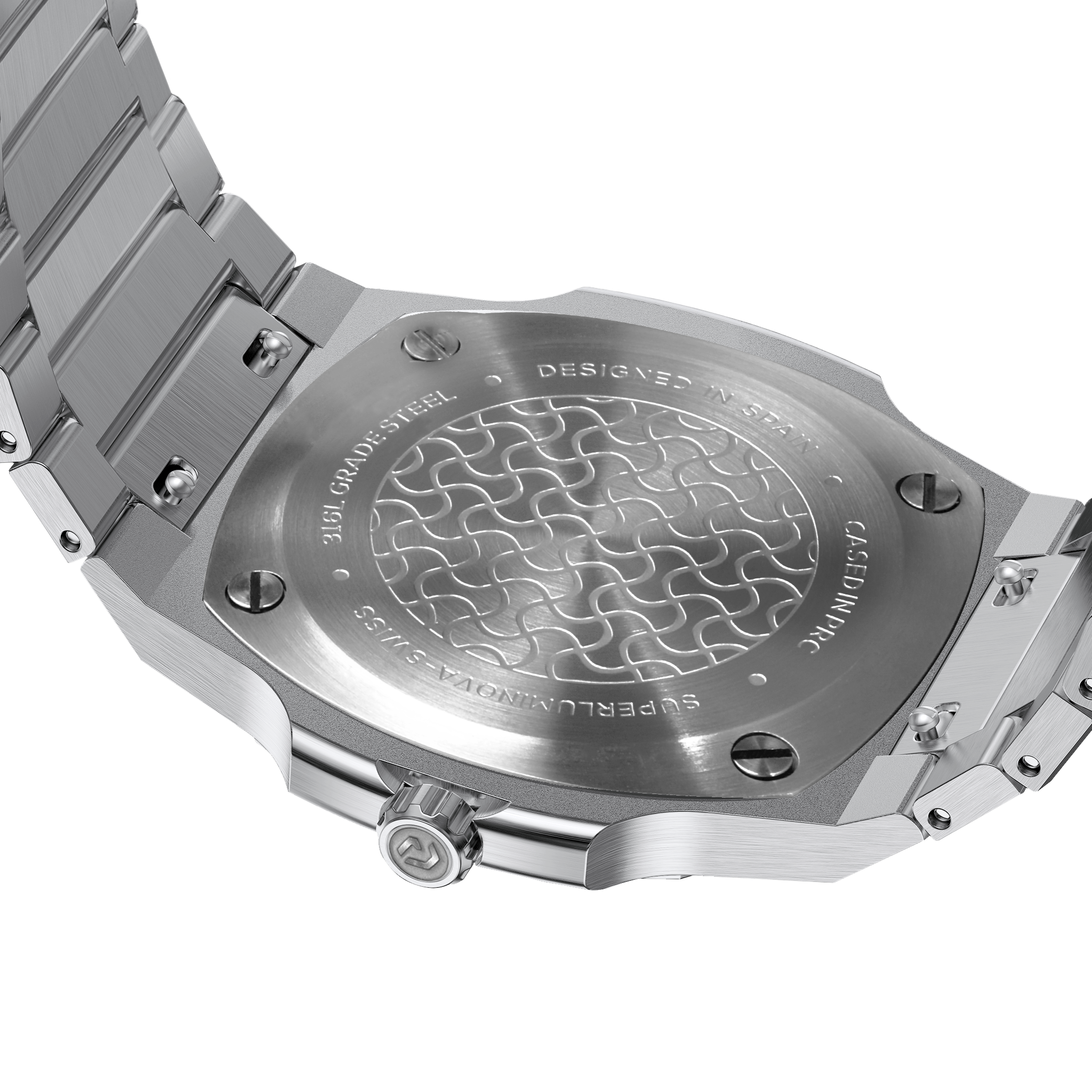 MS MOP Silver Pink 38mm