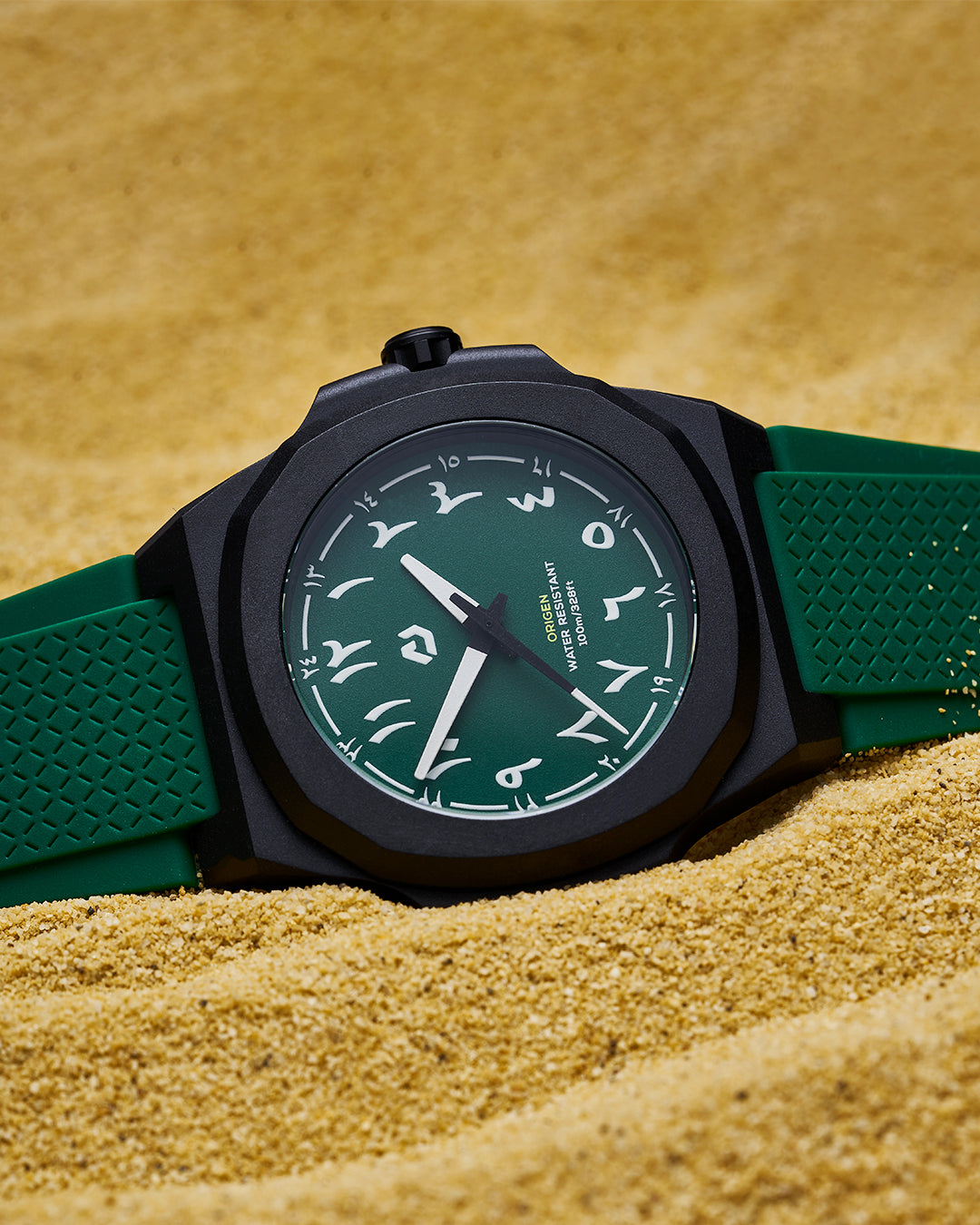 desert watch , green watch , sport watch